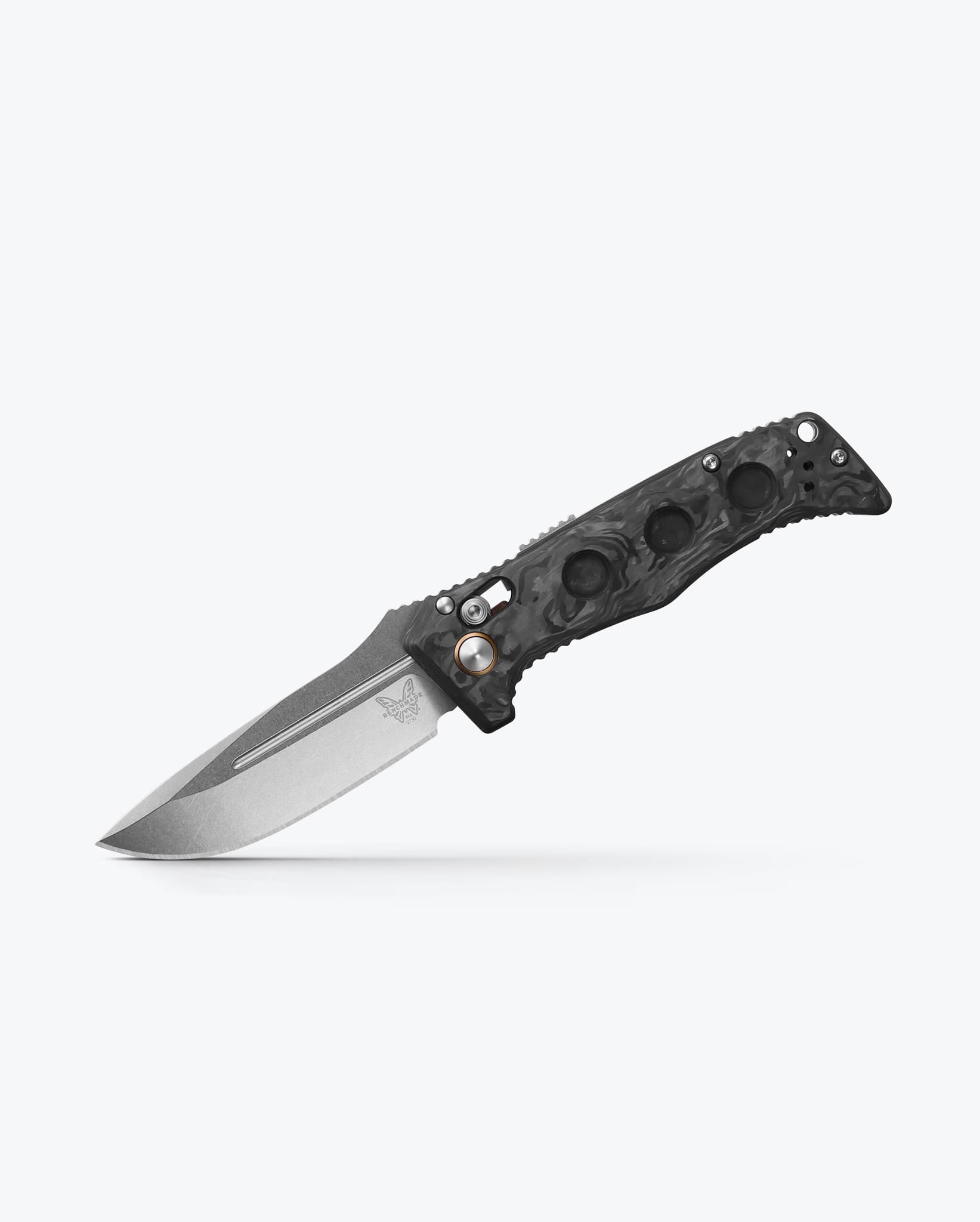 Mini Auto Adamas? | Marbled Carbon Fiber | Drop-point - Image 2