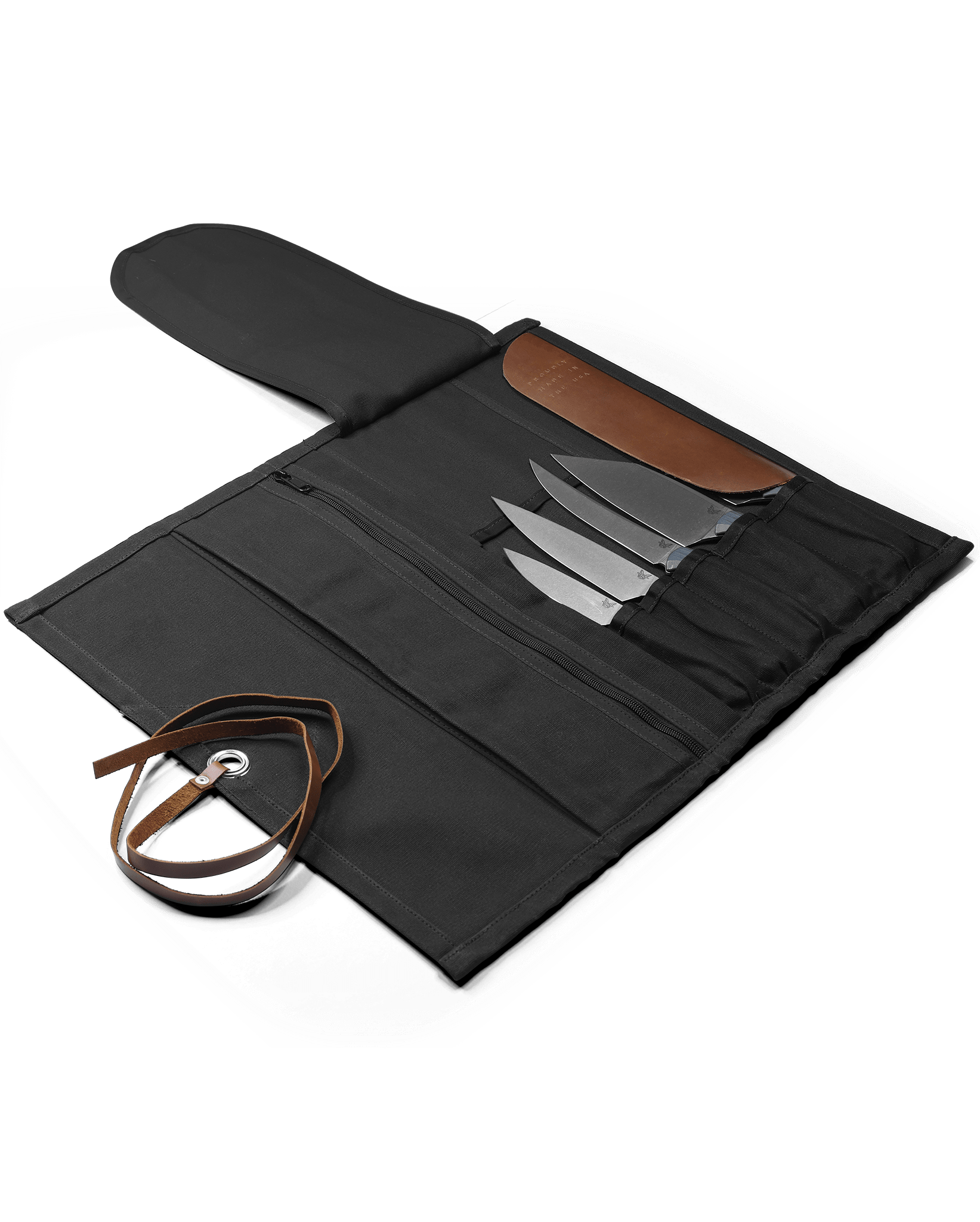 Knife Roll | Kitchen Cutlery | Waxed Canvas - Image 4