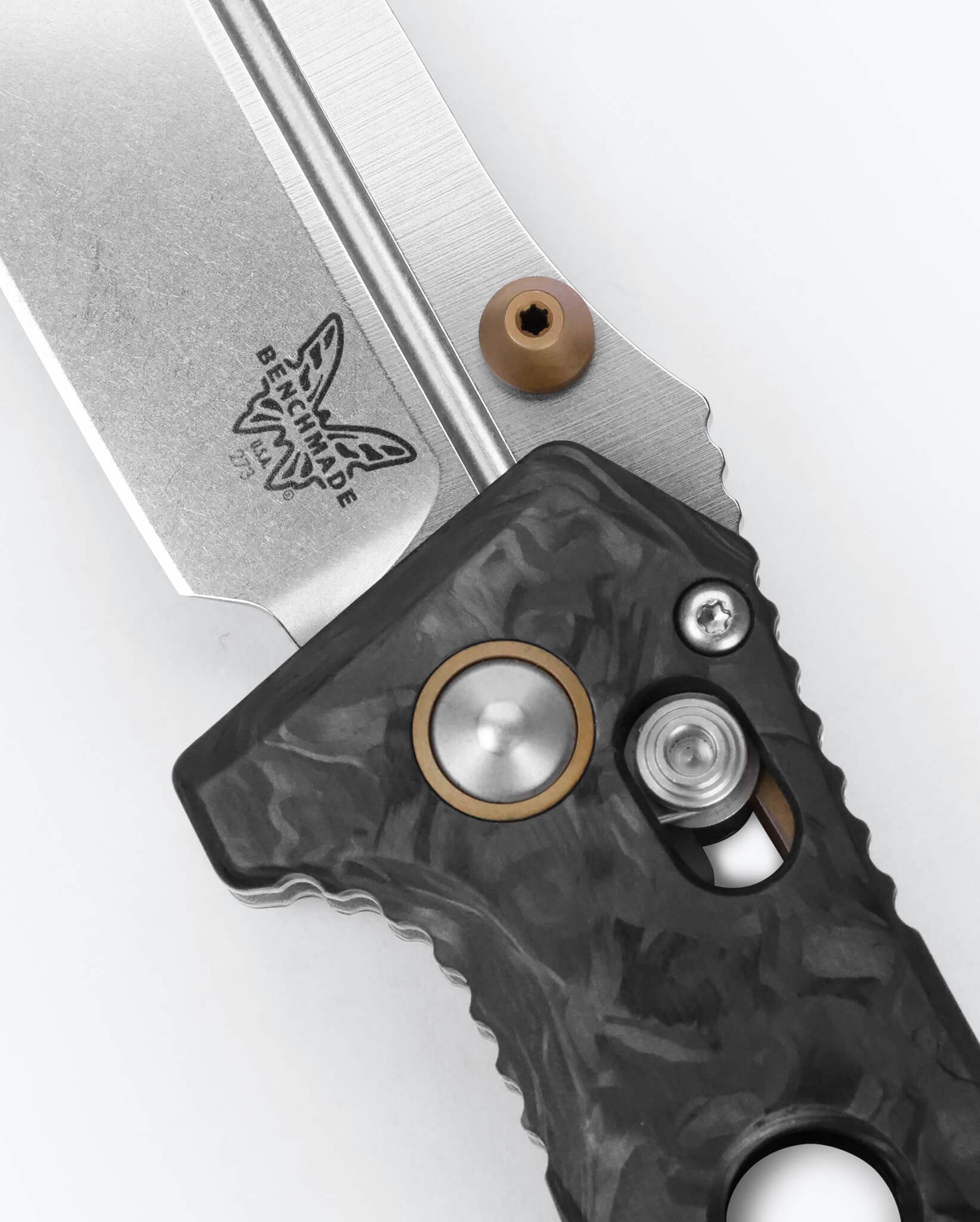 Mini Adamas? | Marbled Carbon Fiber | Drop-point - Image 5