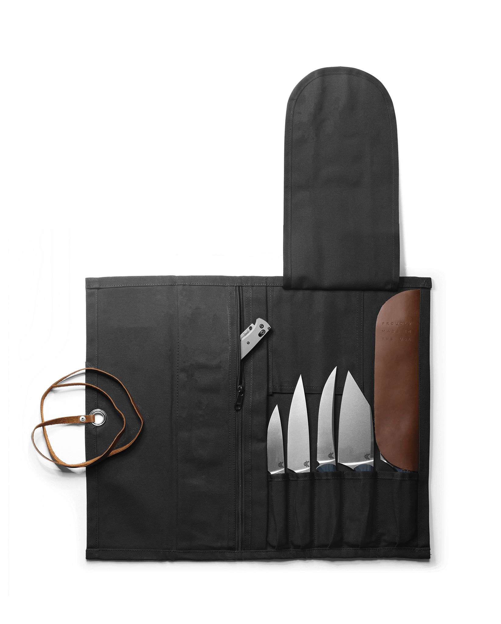 Knife Roll | Kitchen Cutlery | Waxed Canvas - Image 5