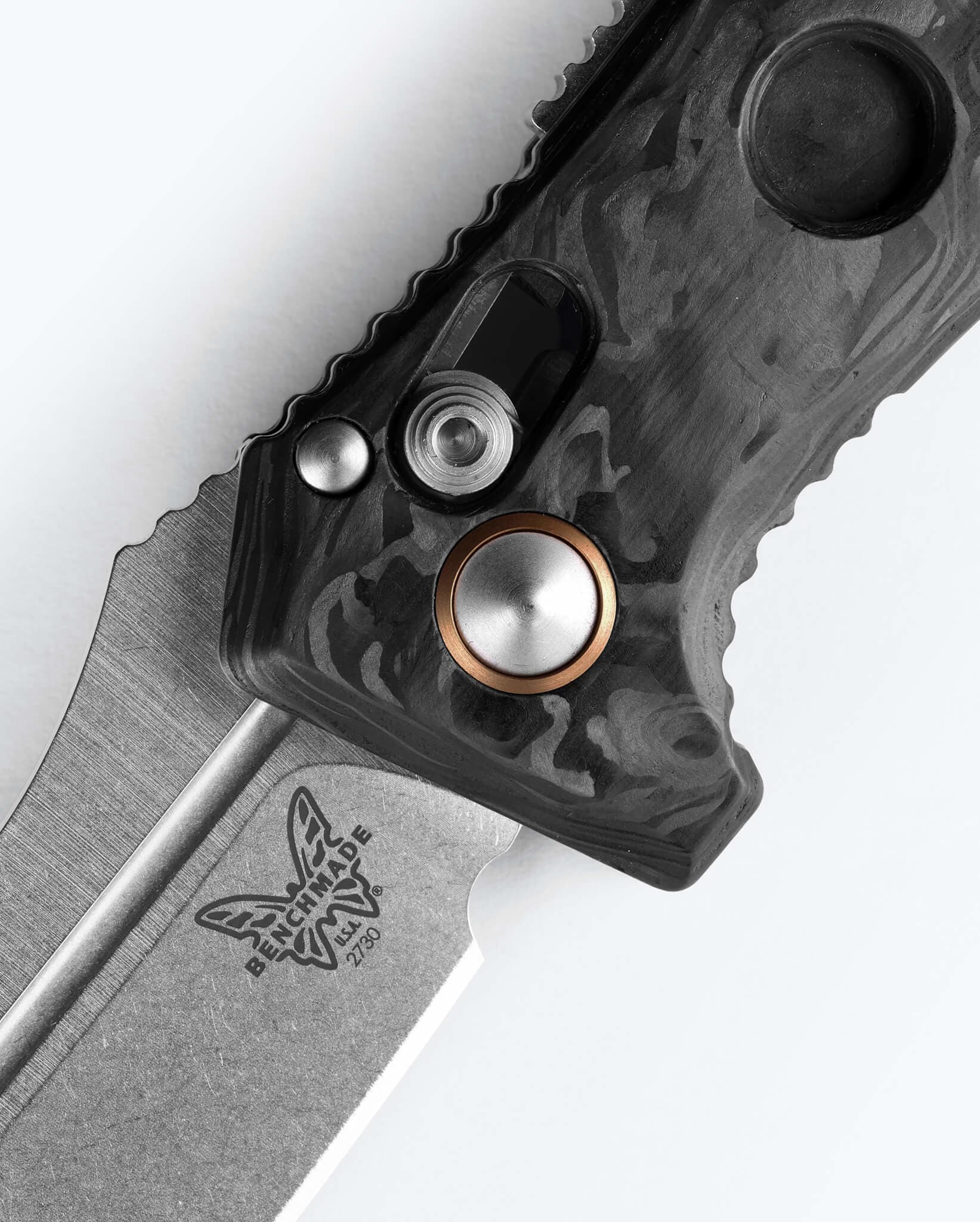 Mini Auto Adamas? | Marbled Carbon Fiber | Drop-point - Image 5